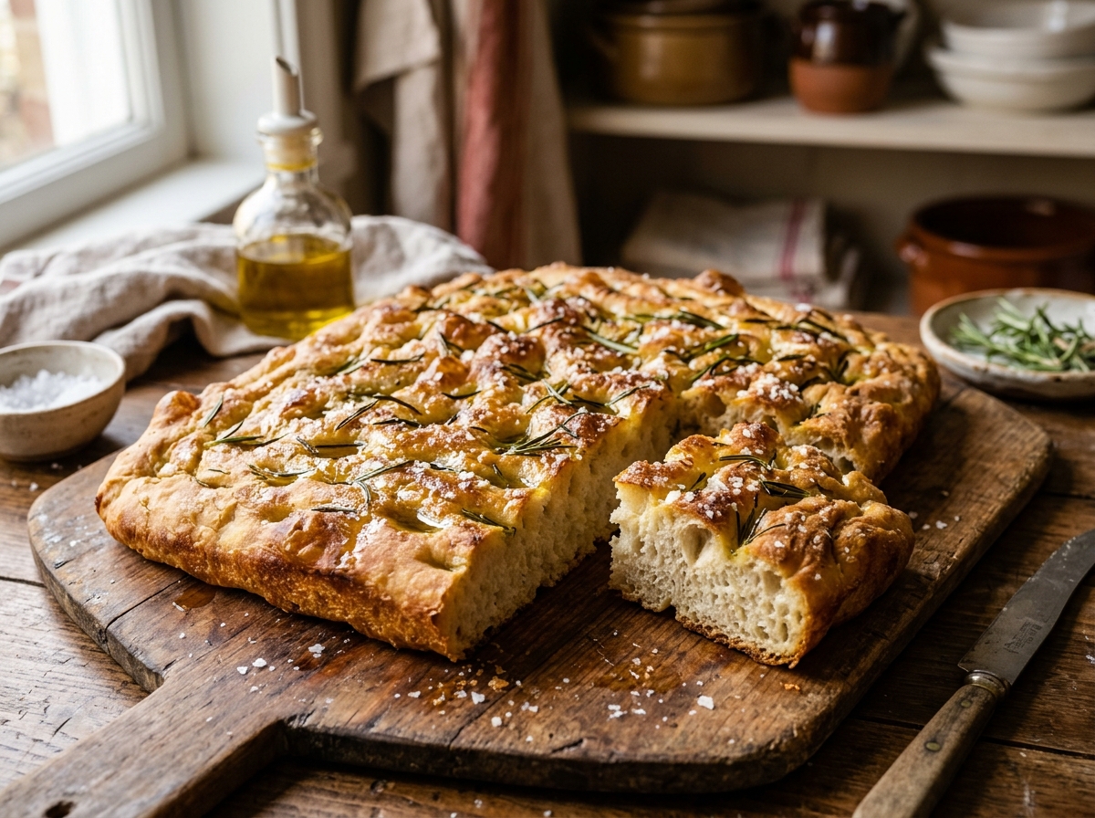 Rosemary & Flaky Sea Salt Focaccia